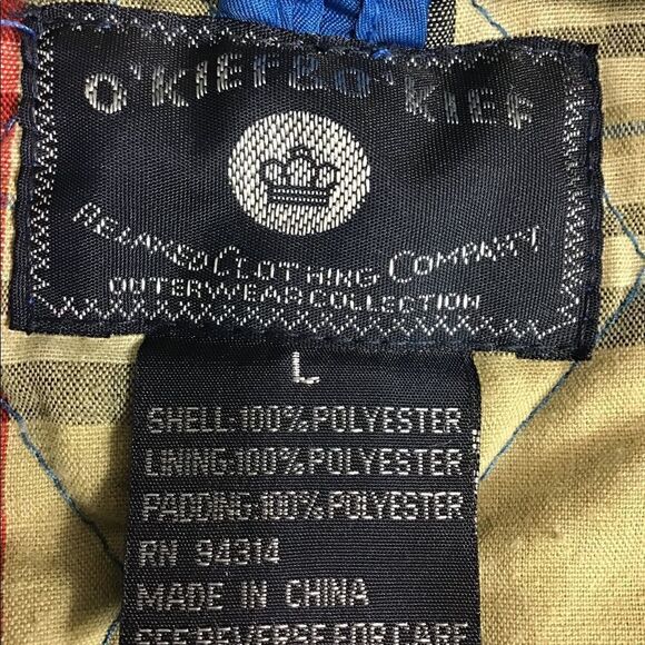 O’Kief & O’Kief Quilted Chore Jacket Snap Closure Jacket Size Large - Picture 8 of 8